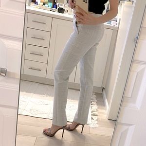 Theory Straight Gray Office Pants Sz 0 Made in USA